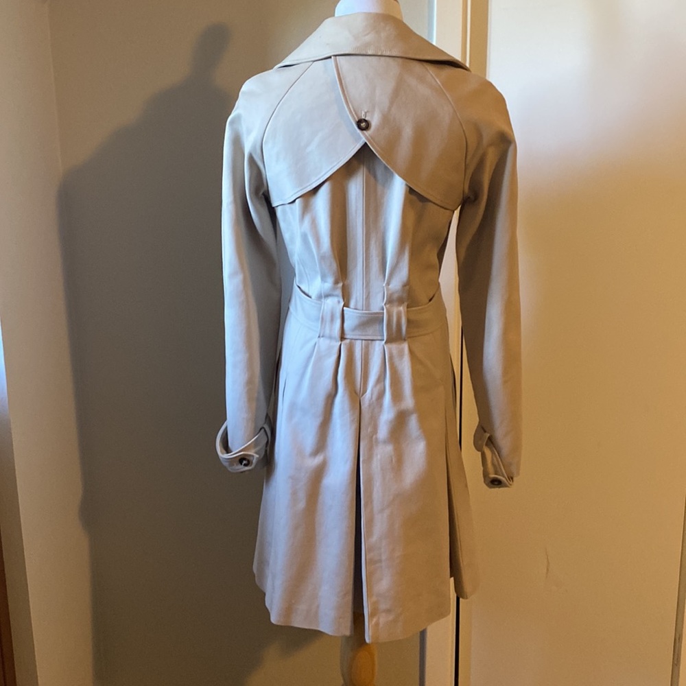 Reiss classic beige trench coat size small - Picture 2 of 5